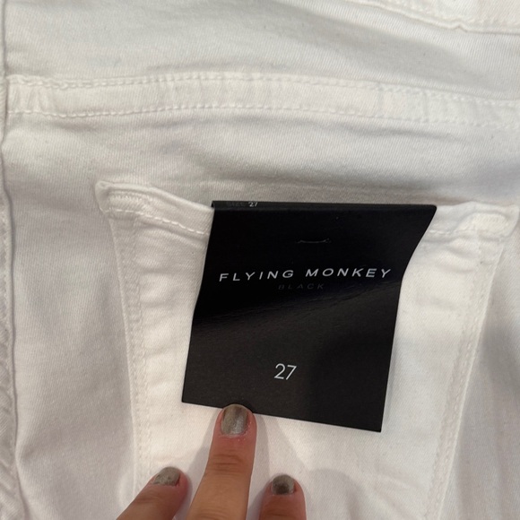 Flying monkeyWhite Skinny Jeans - Picture 3 of 4